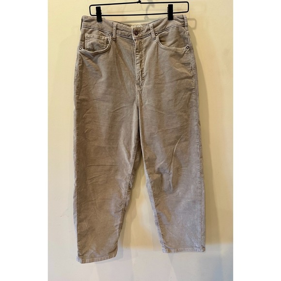 Free People Other - Free People Good Luck Mid-Rise Corduroy Cord Jean Slouchy Tan Size 28 $198